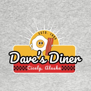 Dave's Diner Dave the Cook The Brick Northern Exposure Cicely Alaska T-Shirt